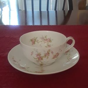 Limoges of France Bone China Tea Cup And Saucer